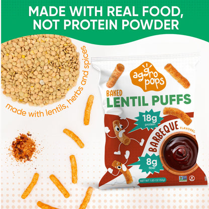 Baked Lentil Puffs | 6-Pack Carton